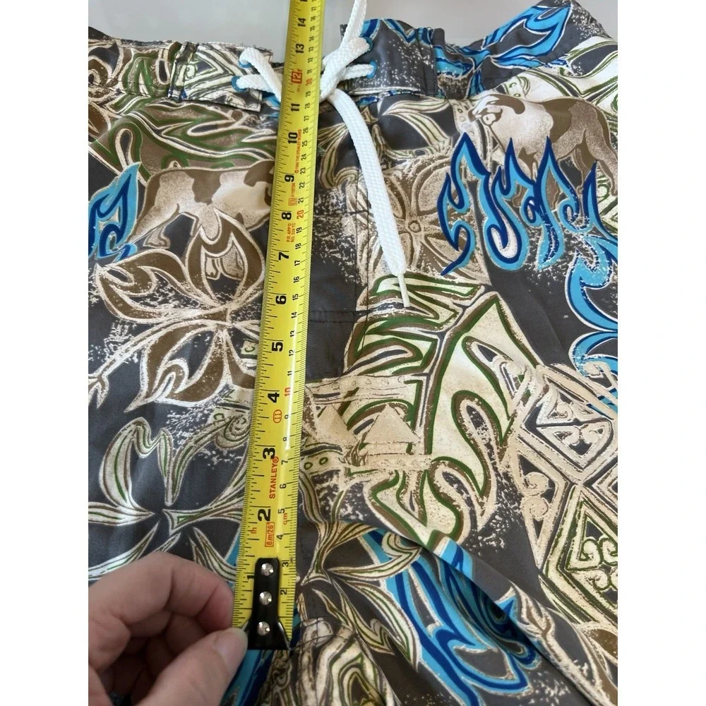 Big Dogs Lined Swim Shorts Men's Size Large Trunks Floral with‎ Pockets